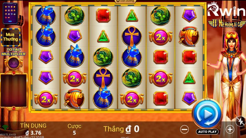 Thông tin cơ bản về siêu phẩm Nổ hũ nữ hoàng Ai Cập Bl555